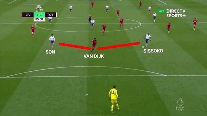 Tình huống định nghĩa một trung vệ đẳng cấp hàng đầu của Van Dijk trước Tottenham