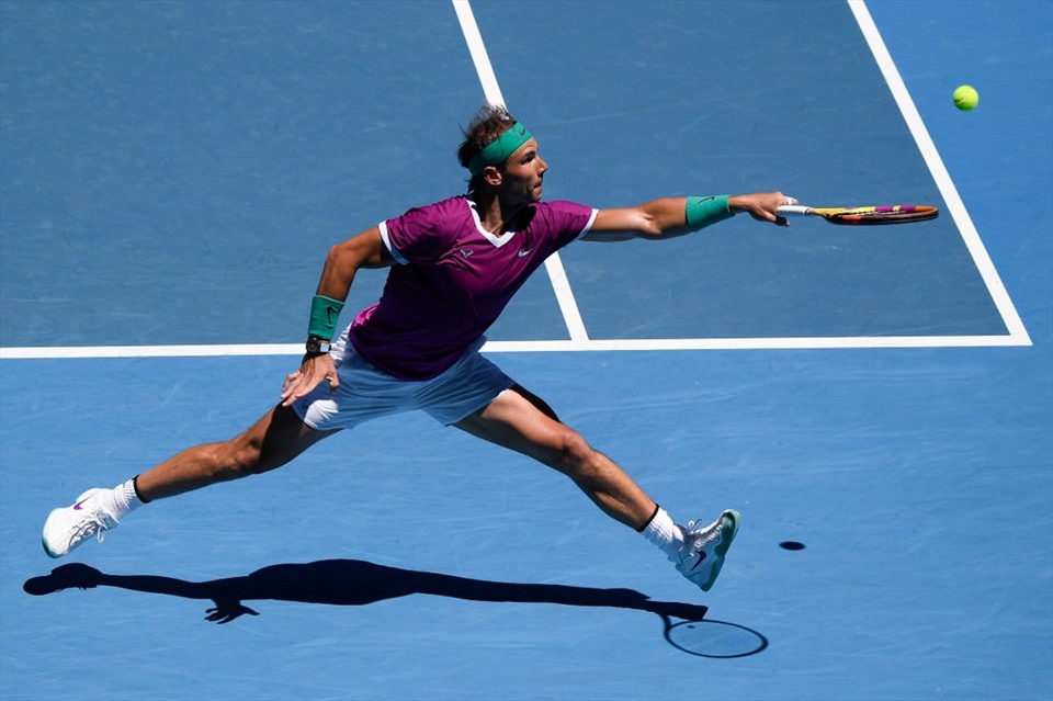 2022 sẽ là một năm rất dài và đầy thách thức với Rafael Nadal. Ảnh: AO