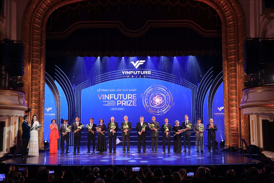Hội đồng giải thưởng VinFuture - những nhà khoa học hàng đầu đã chọn ra các công trình đạt giải.