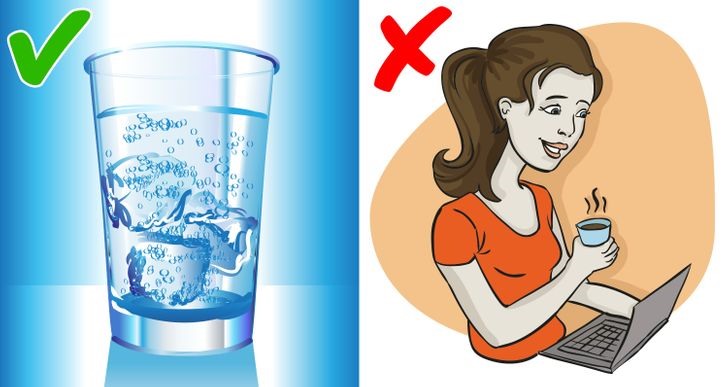 Uống nước giúp đốt cháy nhiều calo hơn và có lợi cho việc giảm cân. Duy trì thói quen uống hơn một lít nước mỗi ngày sẽ giúp giảm được đáng kể cân nặng.