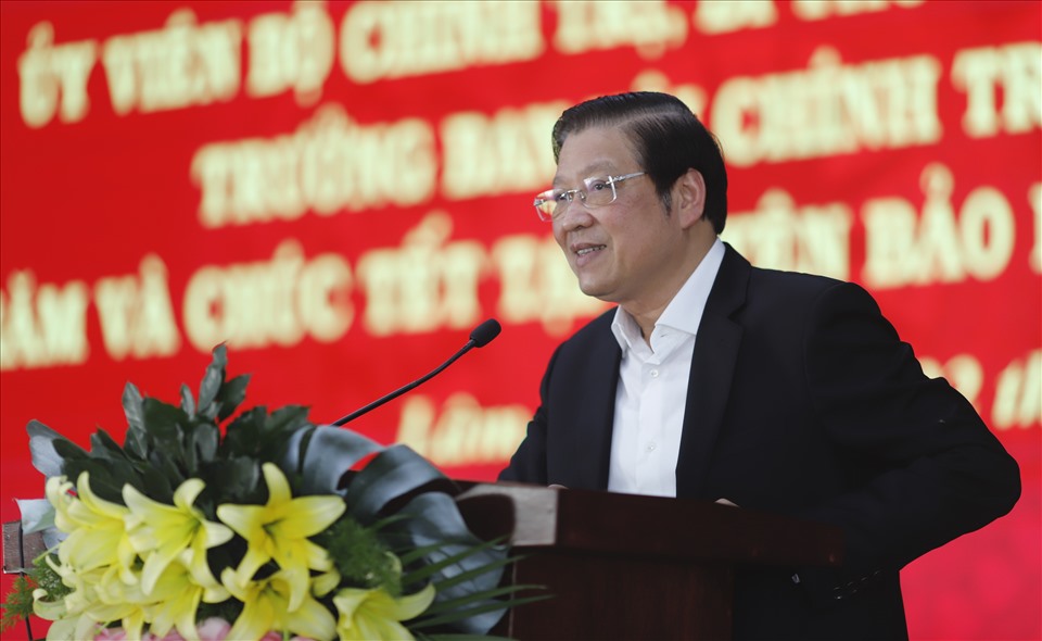 Ông Phan Đình Trạc, Ủy viên Bộ Chính trị, Bí thư Trung ương Đảng, Trưởng Ban Nội chính Trung ương.