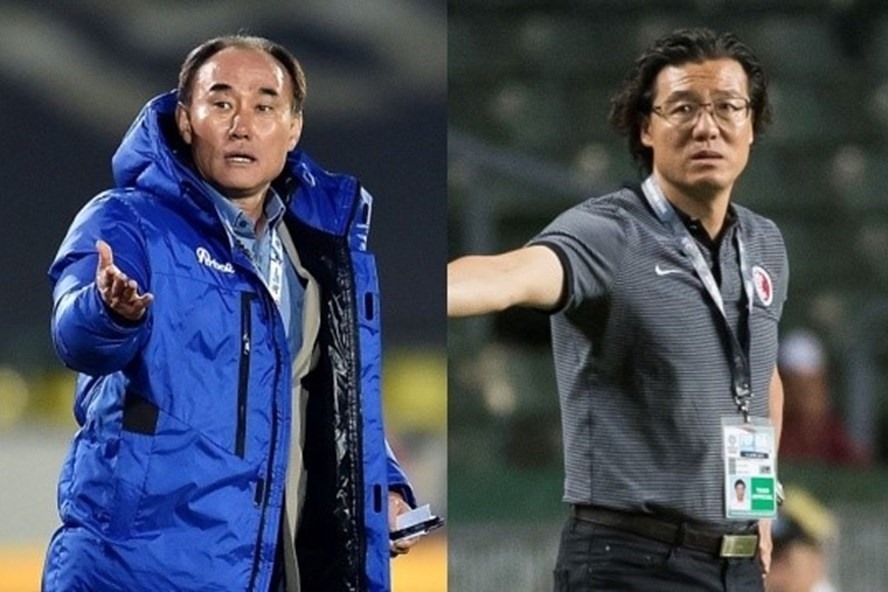 Cân nhắc giữa 2 huấn luyện viên Hàn Quốc, tuyển Malaysia lựa chọn Kim Pan-gon  (phải) làm huấn luyện viên trưởng. Ảnh: FAS