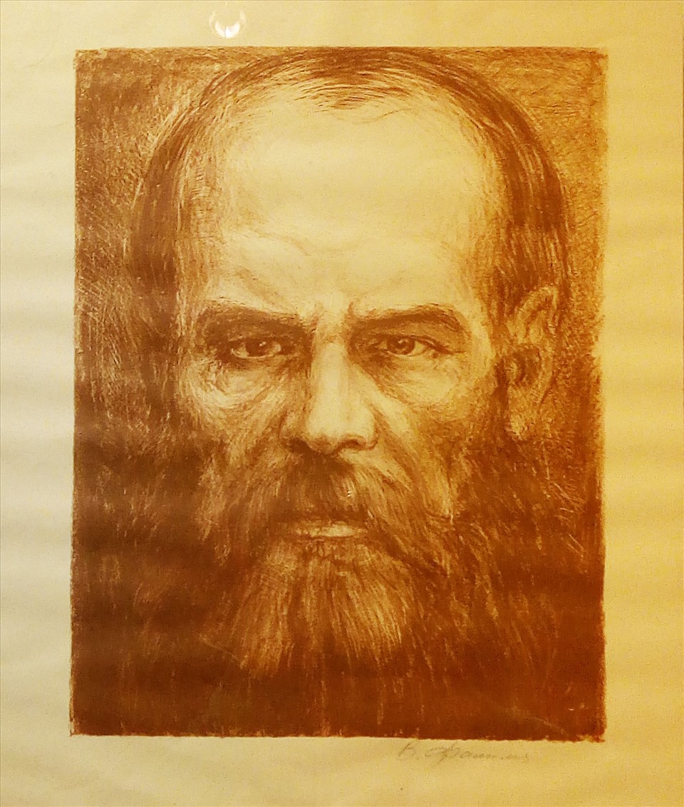 Chân dung F.Dostoevsky.