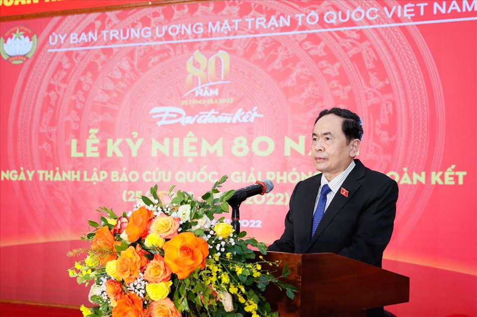 Phó Chủ tịch Thường trực Quốc hội Trần Thanh Mẫn phát biểu chỉ đạo tại lễ kỷ niệm.