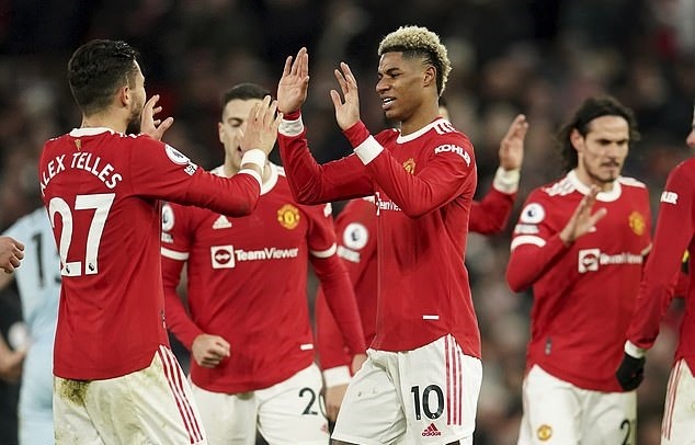 Manchester United đã nằm trong Top 4. Ảnh: Premier League