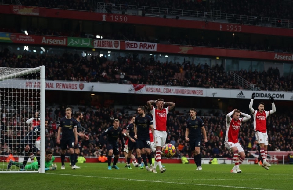 Arsenal vừa hòa bạc nhược trước Burnley. Ảnh: AFP