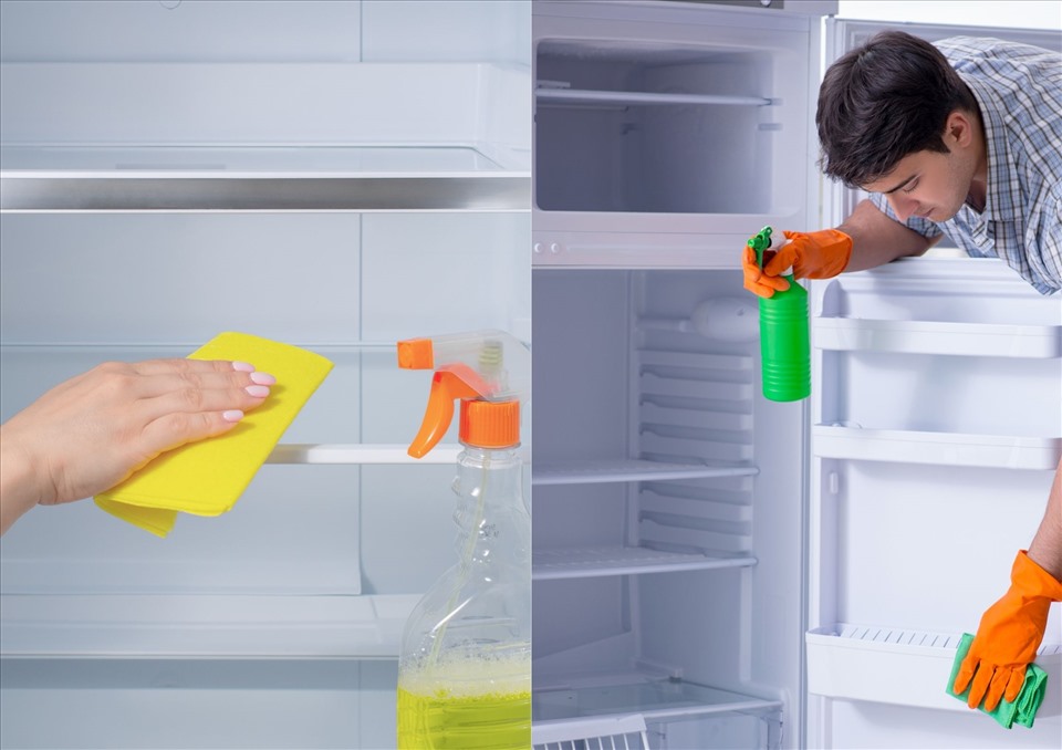 Cách vệ sinh tủ lạnh cực nhanh để đón Tết chỉ với 5 bước. Ảnh minh họa: Phương Thảo