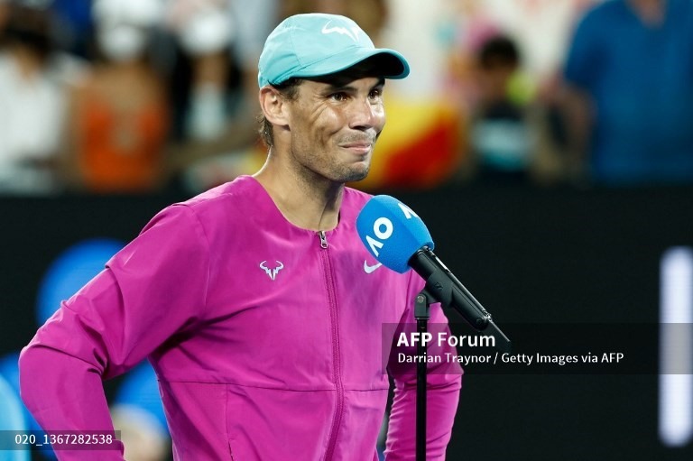 Nadal còn cách danh hiệu Grand Slam thứ 21 trong sự nghiệp 1 trận đấu nữa. Ảnh: AFP