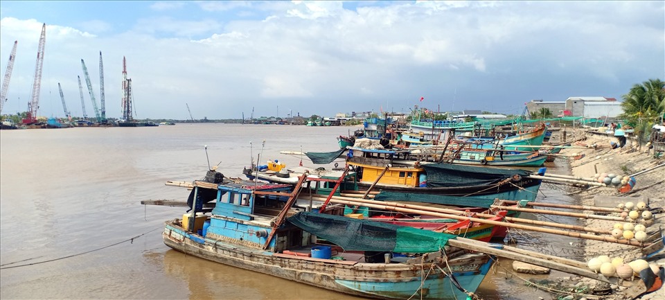 Huyện Đông Hải, tỉnh Bạc Liêu có trên 600 phương tiện đánh bắt thủy sản. Ảnh: Nhật Hồ