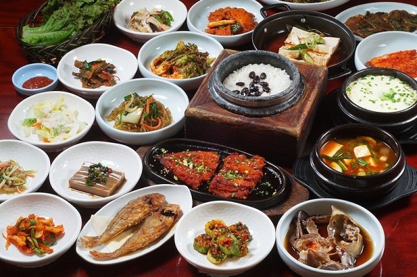 Mâm cơm truyền thống của người Hàn Quốc (ẢNh: Internet)