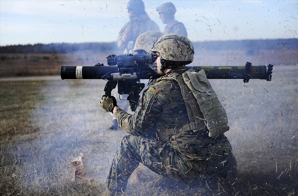 Thủy quân lục chiến Mỹ bắn thử M141 tại Căn cứ Quantico ở Virginia, vào ngày 20.11.2013. Ảnh: Thủy quân lục chiến Mỹ