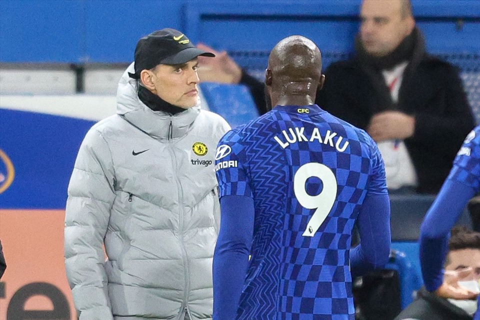 Tuchel rõ ràng không hài lòng với những gì Lukaku nói. Ảnh: AFP