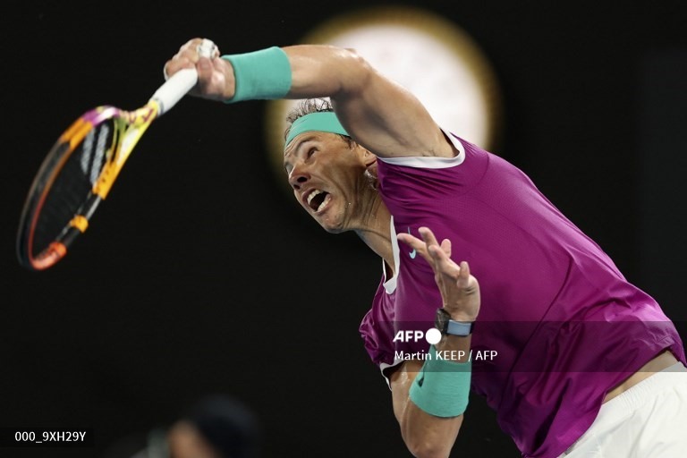 Trận chung kết Australian Open 2022 với rất nhiều pha bóng tuyệt vời, thể hiện đẳng cấp của 2 tay vợt. Ảnh: AFP