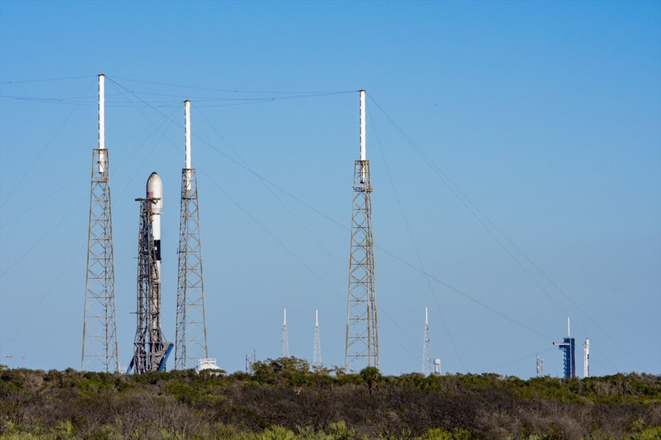 Dự báo thời tiết cho thấy khả năng phóng tên lửa Falcon 9 ngày 31.1 sẽ diễn ra thuận lợi. Ảnh: SpaceX