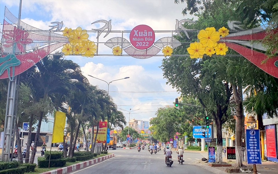 Không khí vui tươi ngày cuối năm tại thành phố Bạc Liêu. Ảnh: Nhật Hồ