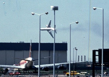 Vụ tai nạn của chuyến bay số hiệu 191 của American Airlines. Ảnh chụp màn hình