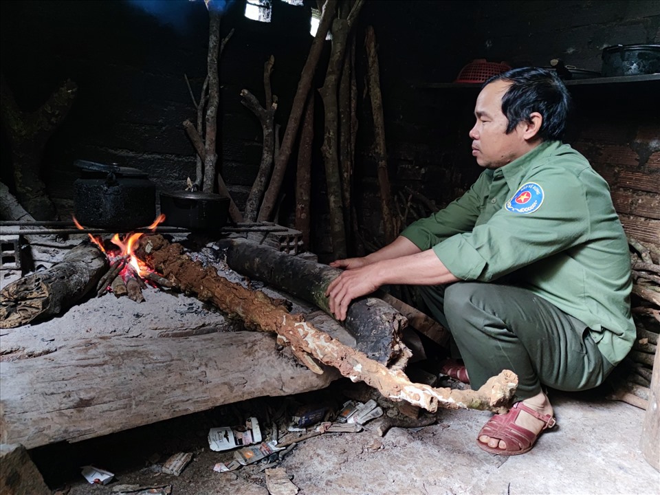 Nhân viên bảo vệ rừng chịu nhiều áp lực trước sự manh động, liều lĩnh của nhóm lâm tặc. Ảnh T.T