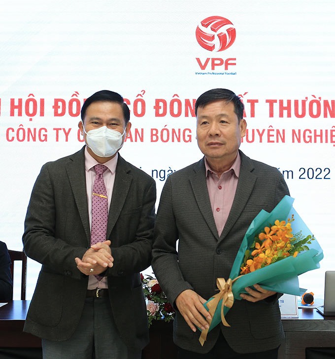 Ông Bùi Xuân Hoà (Chủ tịch câu lạc bộ Đà Nẵng) được bầu bổ sung vào Hội đồng quản trị VPF. Ảnh: VPF