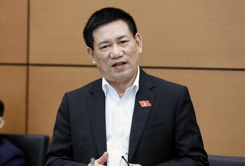 Bộ trưởng Bộ Tài chính Hồ Đức Phớc. Ảnh Hải Nguyễn