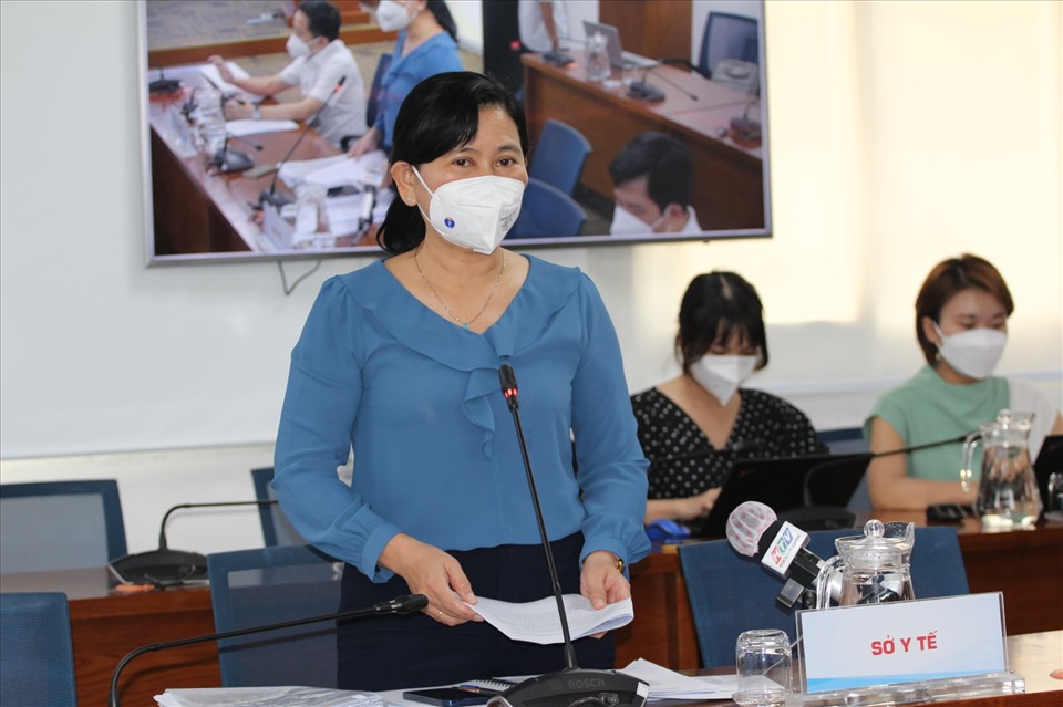 Bà Nguyễn Thị Huỳnh Mai thông tin về tình hình sức khoẻ