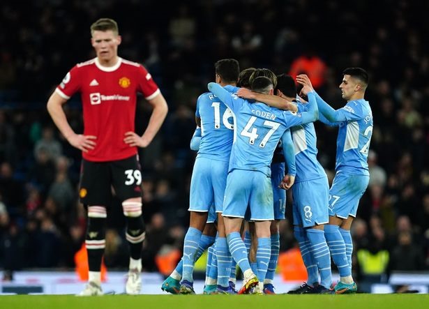 Mùa trước, Man United thua Man City ở cả hai lượt trận.  Ảnh: AFP