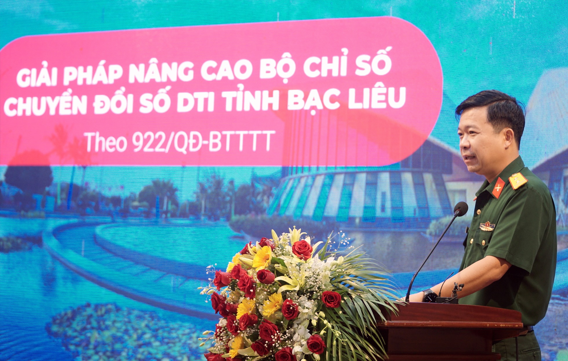 Hội thảo bàn giải pháp chuyển đổi số tỉnh Bạc Liêu năm 2022. Ảnh: Nhật Hồ
