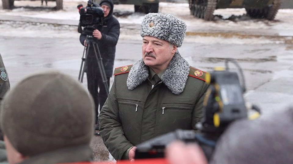Tổng thống Belarus Alexander Lukashenko. Ảnh chụp màn hình BelTA