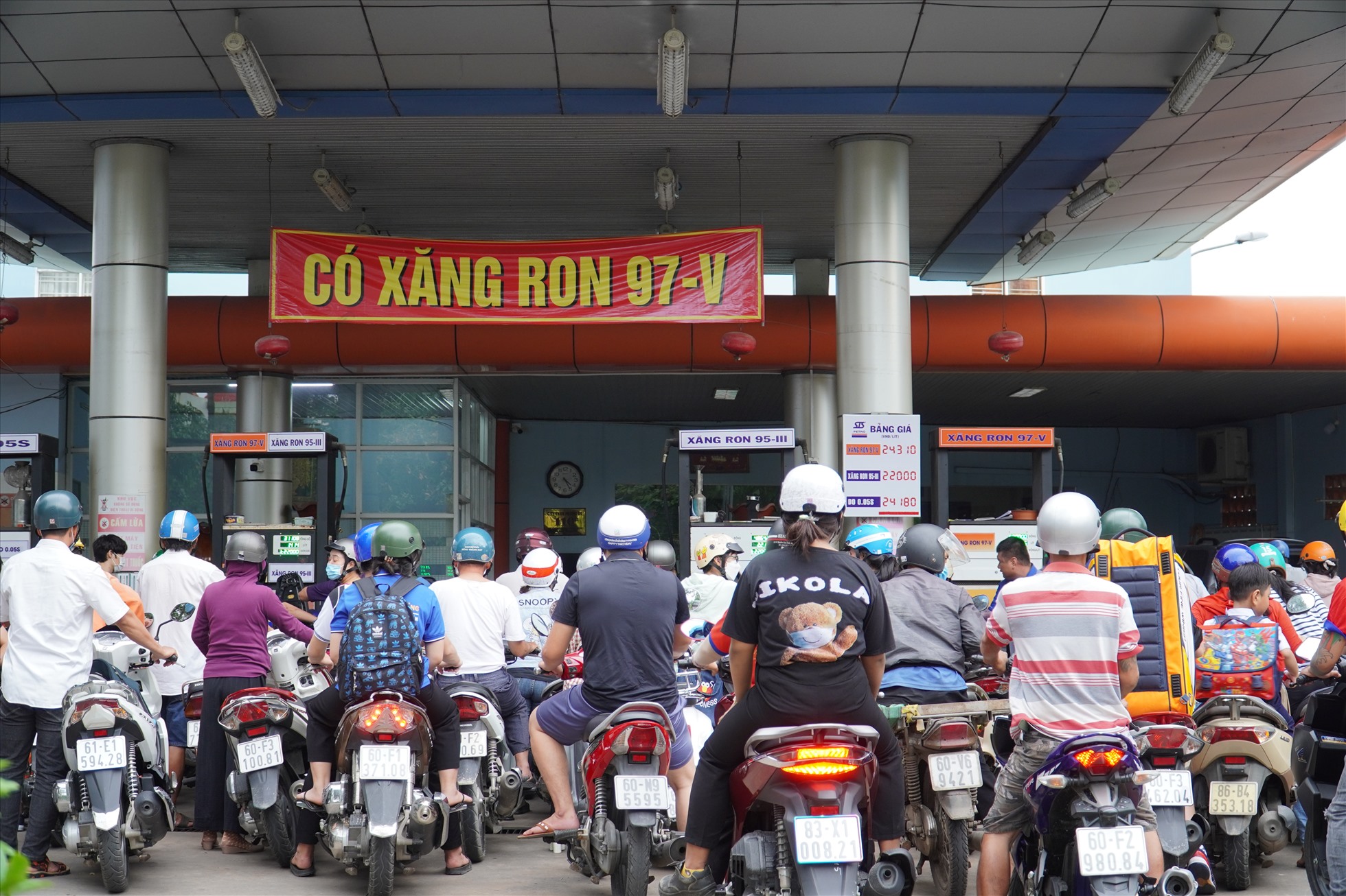 Cây xăng dầu số 1, trên đường Nguyễn Ái Quốc, P.Trung Dũng, TP.Biên Hòa. Ảnh: Hà Anh Chiến