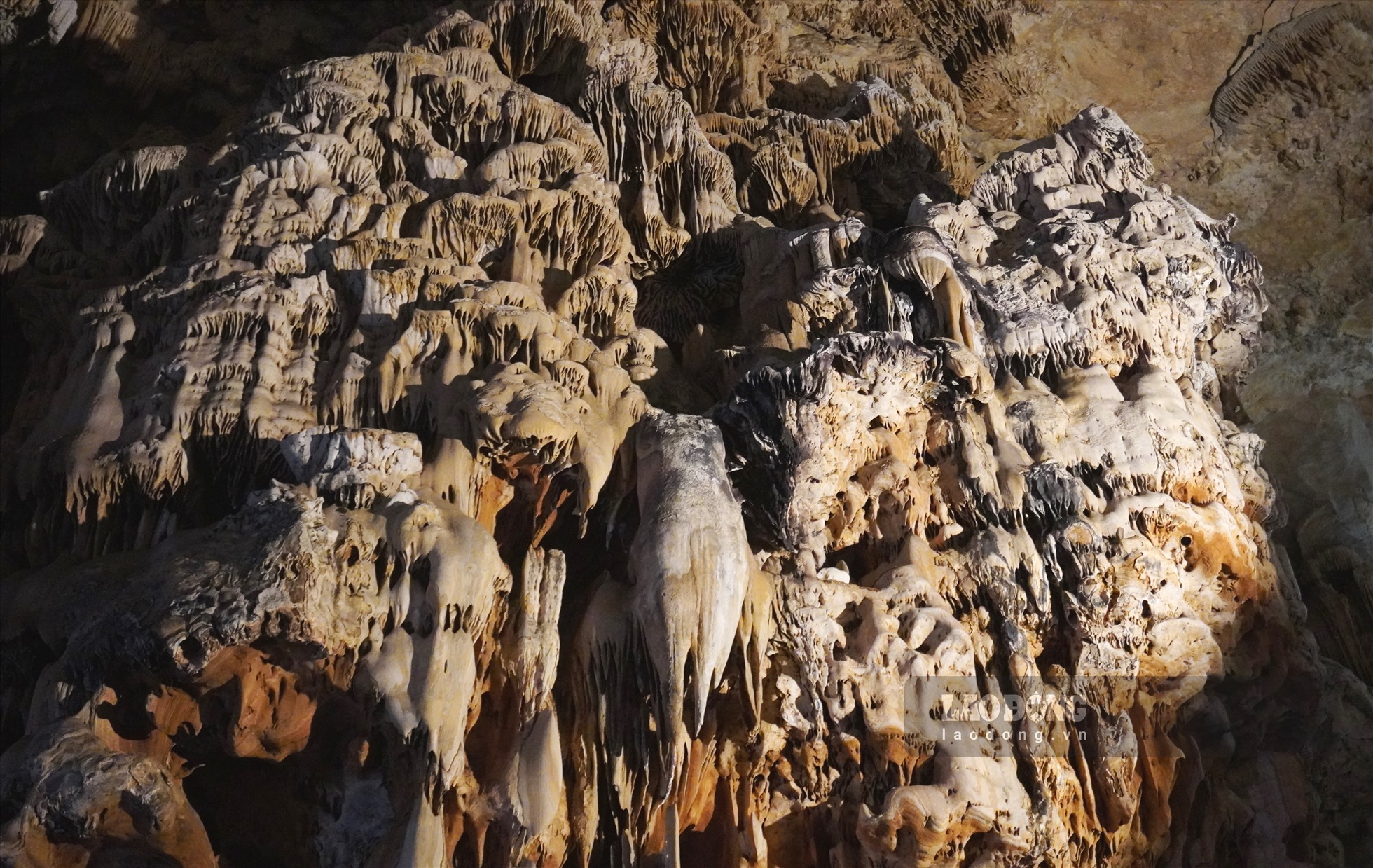 Trải qua hàng triệu năm, bên trong hang động có vô số những nhũ đá đẹp lung linh.