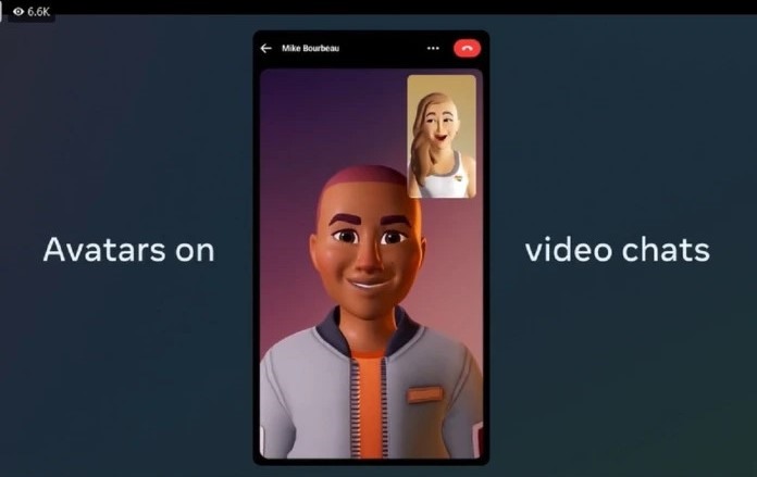 Người dùng có thể đưa hình đại diện vào các cuộc trò chuyện video trên Messenger hay WhatsApp. Ảnh chụp màn hình