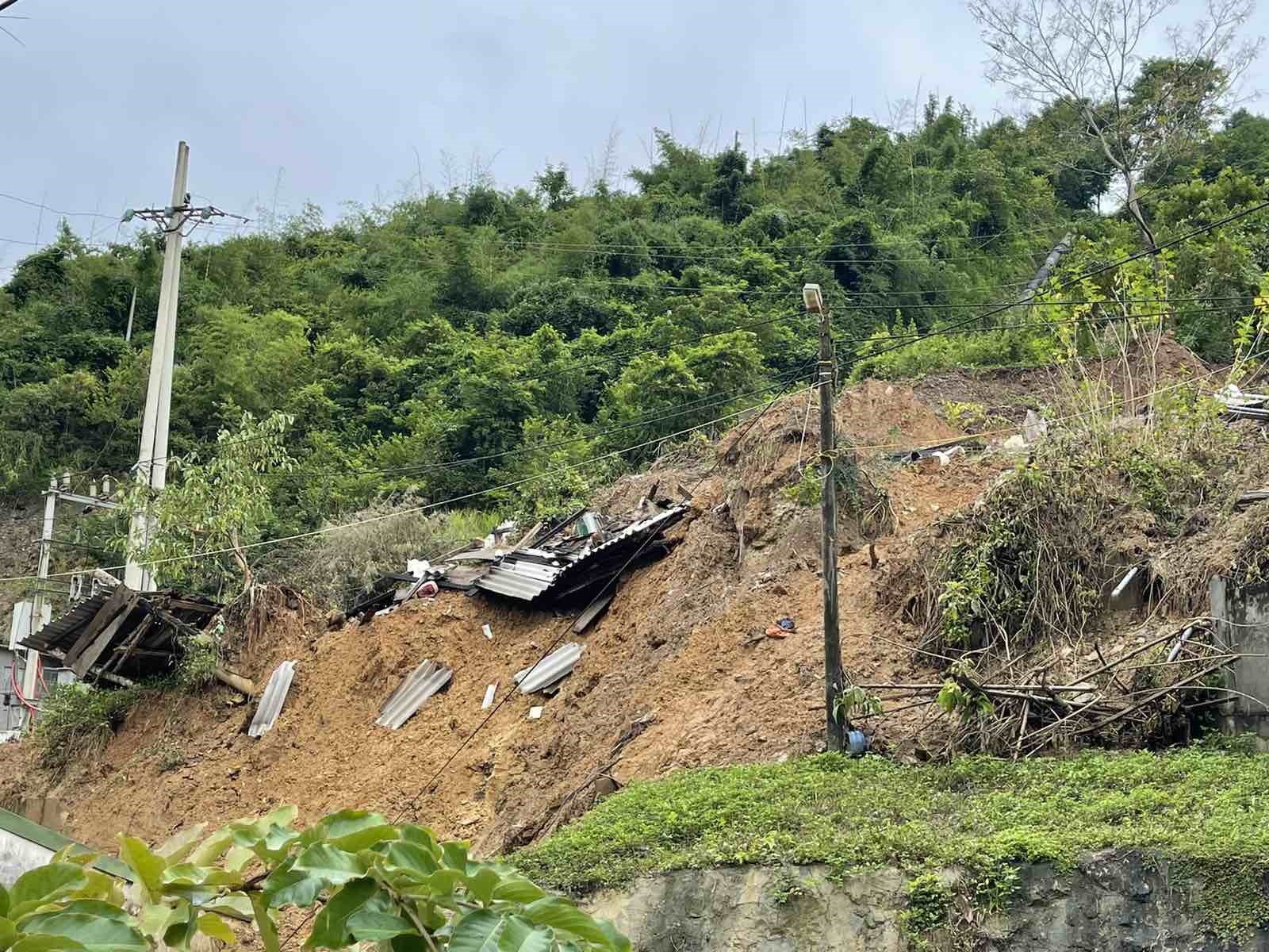 Xã Cà Tạ, huyện Nghi Sơn, tỉnh Nghệ An chịu ảnh hưởng nặng nề của lũ quét ngày 2.10 vừa qua