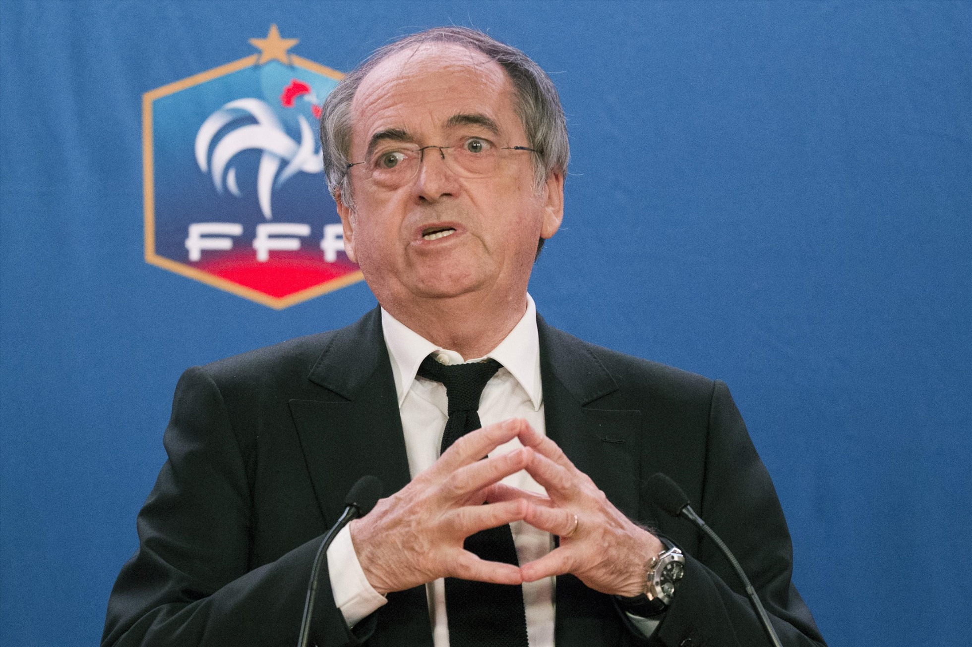 Người đứng đầu bóng đá Pháp cũng đang gặp rắc rối. Ảnh: FFF