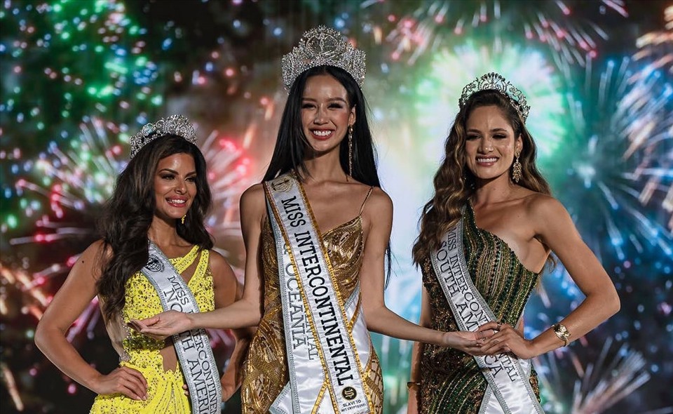 Lê Nguyễn Bảo Ngọc đăng quang Miss Intercontinental 2022. Ảnh: MIC