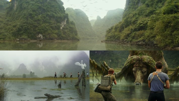 Bộ phim Kong: Skull Island từng giúp Ninh Bình thu hút được du lịch. Ảnh: CMH