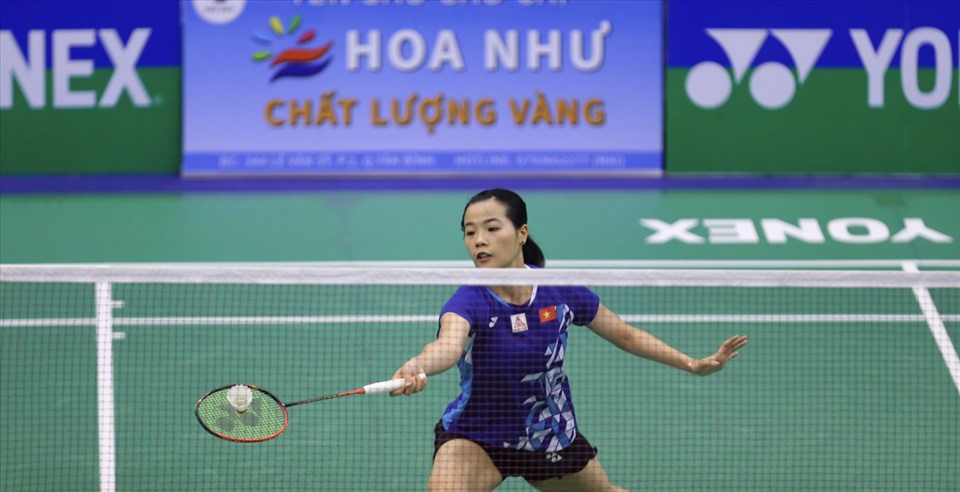 Tay vợt Nguyễn Thuỳ Linh vào chung kết giải cầu lông Bendigo International 2022. Ảnh: A.Q
