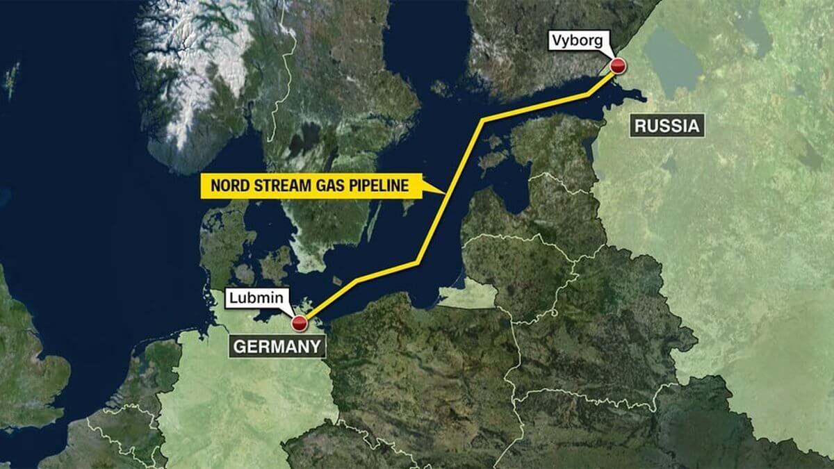 Đường ống dẫn khí Nord Stream từ Nga sang Đức. Ảnh: Nord Stream