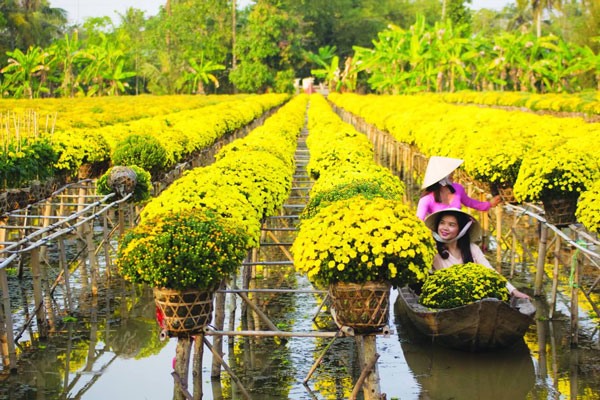 Làng hoa Sa Đéc. Ảnh: An Giang Tourism