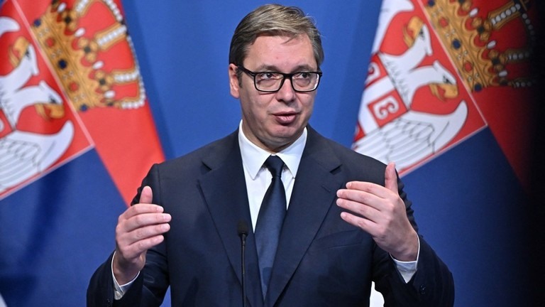 Tổng thống Serbia Aleksandar Vucic. Ảnh: AFP