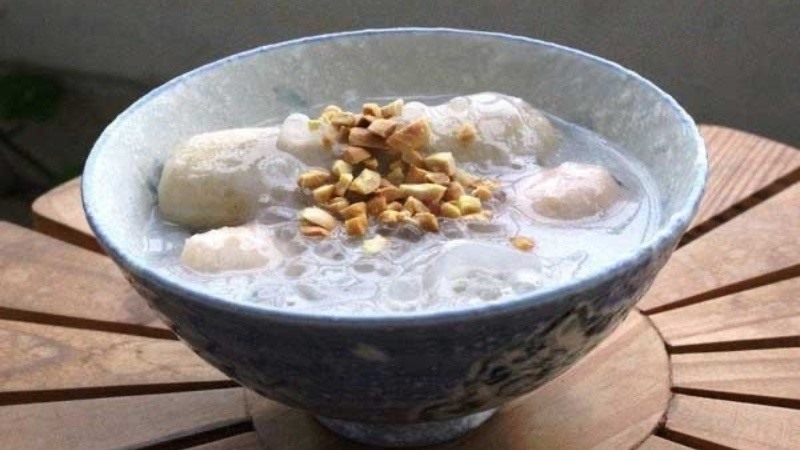 Chè chuối bột báng. Ảnh: Bách hóa xanh