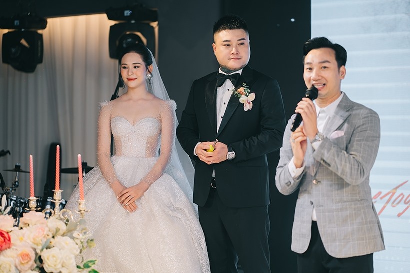 Duy Khánh tổ chức hôn lễ với cô dâu Phương Anh. Ảnh: NVCC