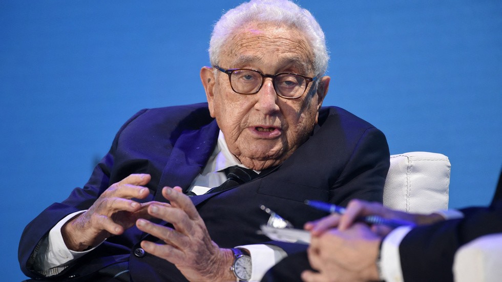 Cựu Ngoại trưởng Mỹ Henry Kissinger nói “không khôn ngoan” nếu Ukraina gia nhập NATO. Ảnh: AFP