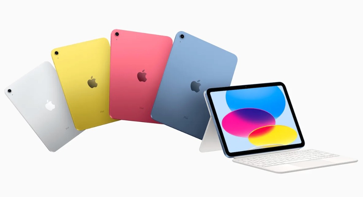 iPad mới đã thay đổi hoàn toàn về mặt thiết kế và màu sắc. Ảnh: Apple