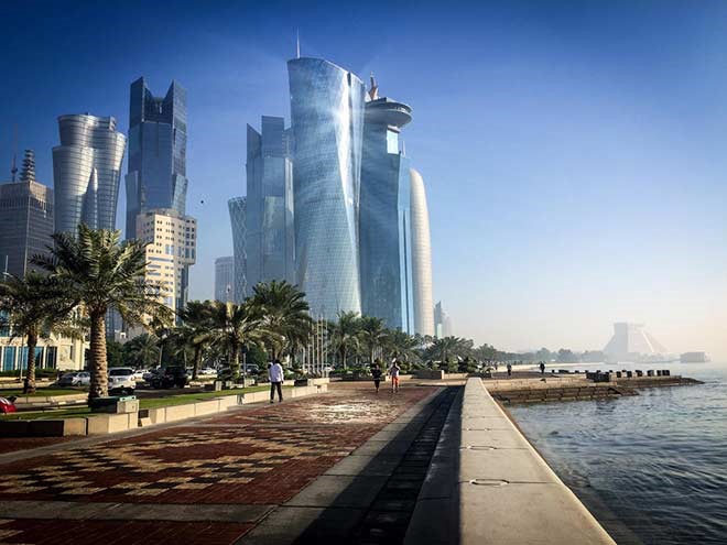 Qatar là quốc gia giàu có. Ảnh: AFP