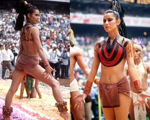Các nữ vũ công xinh đẹp World Cup tại Mexico năm 1986. Ảnh: APF
