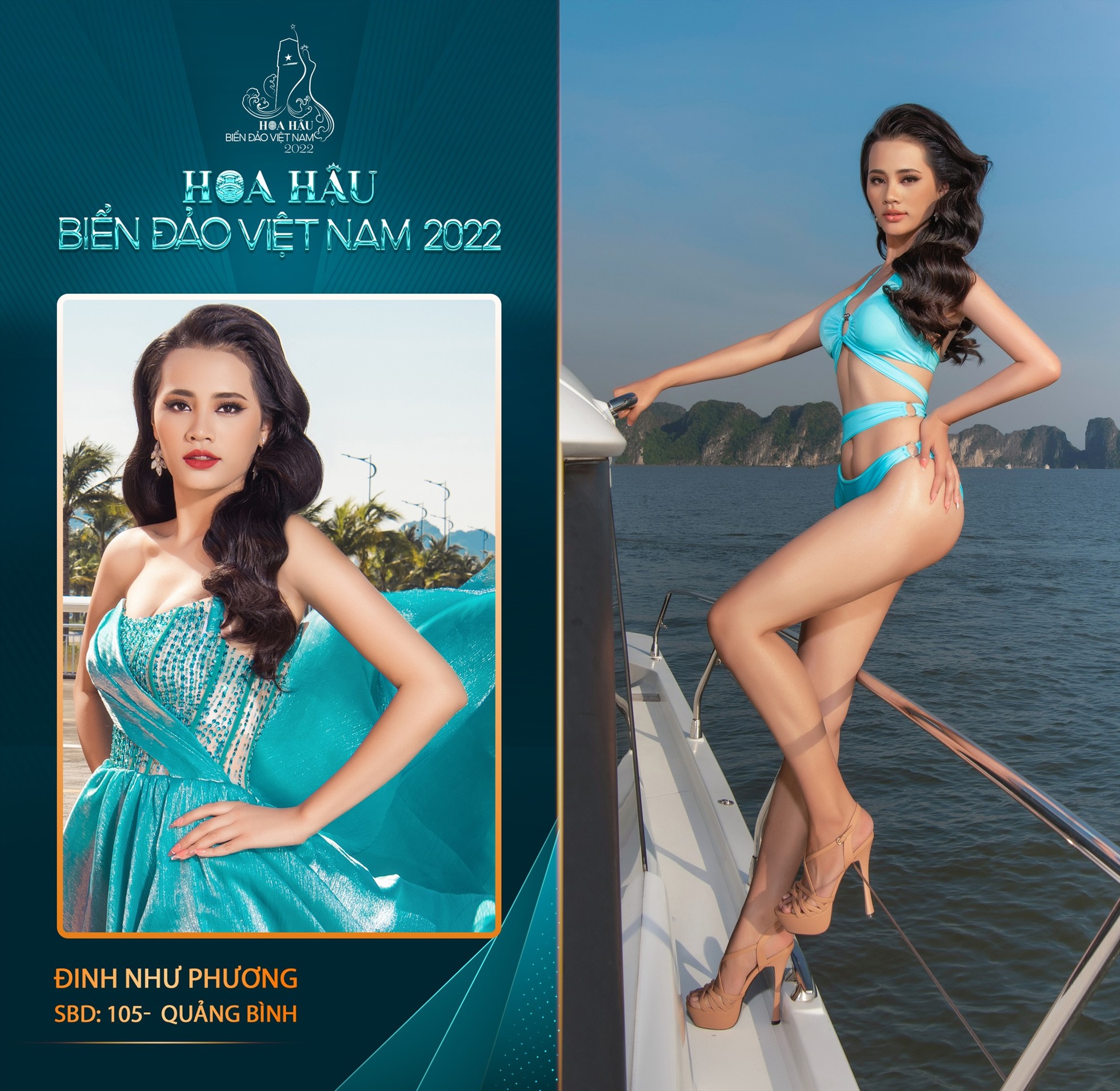 Nhan sắc Đinh Như Phương. Ảnh: Miss Sea Island Vietnam - Hoa Hậu Biển Đảo Việt Nam
