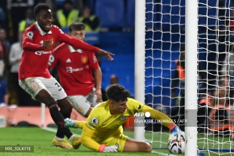 Casemiro tỏa sáng kịp thời giữ lại 1 điểm cho Man United. Ảnh: AFP