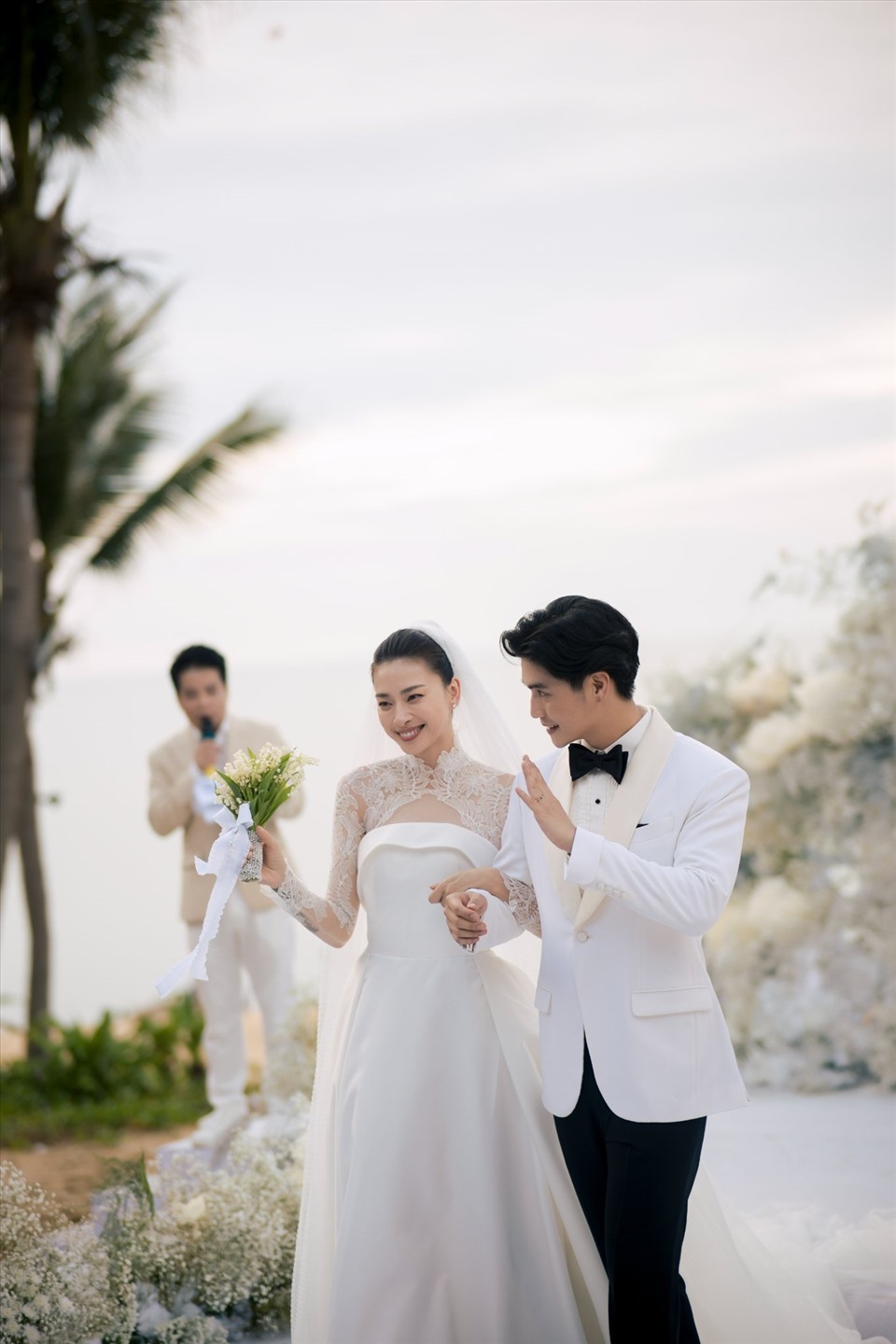 Không gian hôn lễ tuyệt đẹp. Ảnh: FBNV