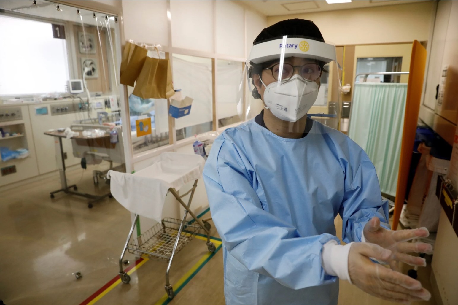 Nhân viên y tế của Nhật Bản phải chịu rất nhiều áp lực trong thời gian đại dịch. Ảnh chụp màn hình