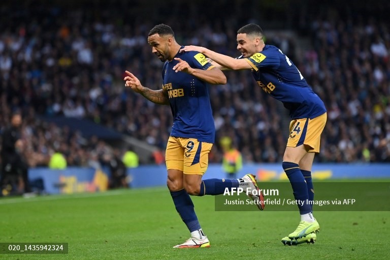 Newcastle vừa đánh bại Tottenham ngay tại sân khách tại vòng 13.  Ảnh: AFP