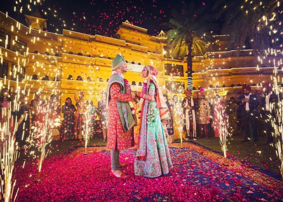 Đám cưới ở Udaipur. Ảnh: ShaadiWish